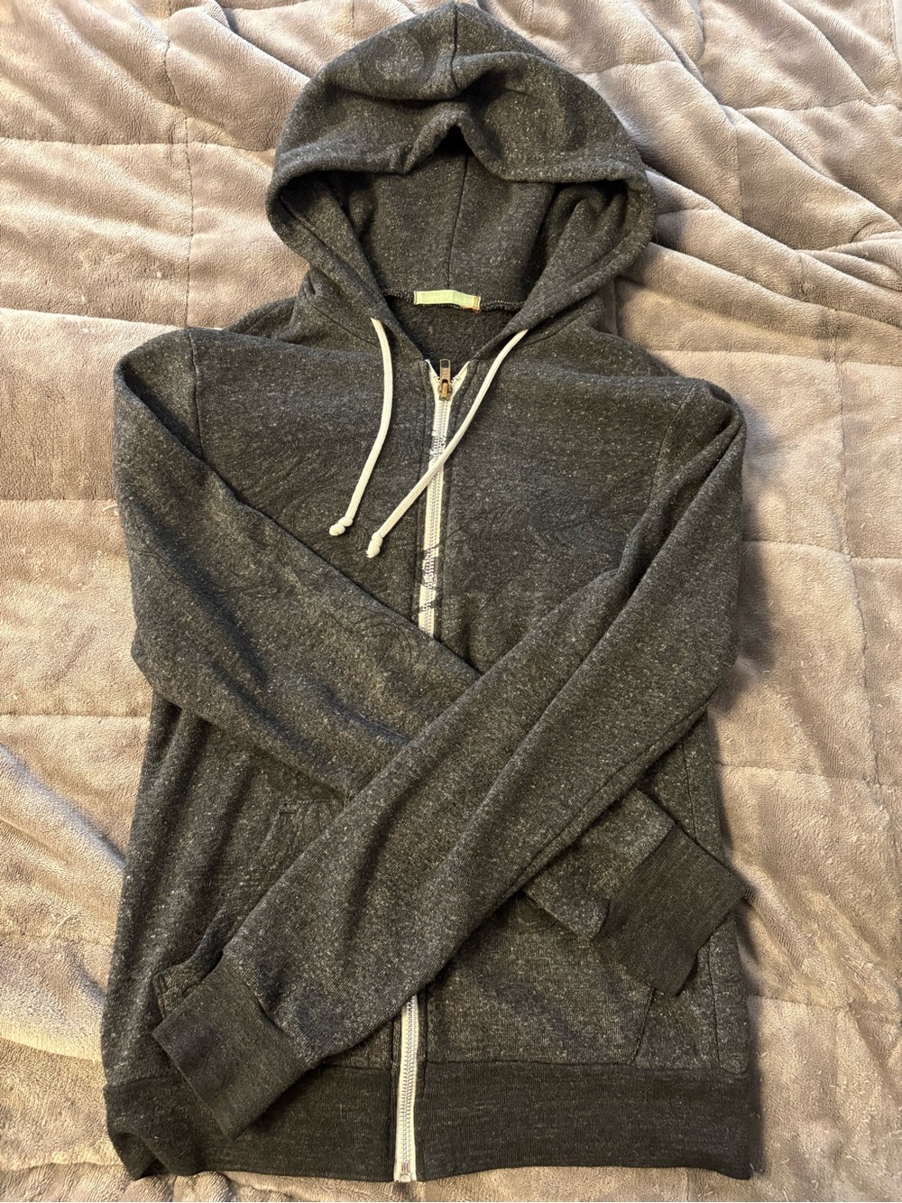 Women’s Piña Zip up Hoodie Sweater - Dark Charcoal